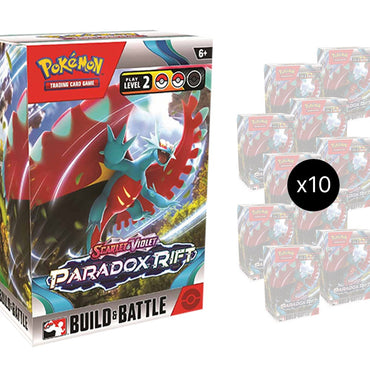 Scarlet & Violet: Paradox Rift - Build & Battle Box Display