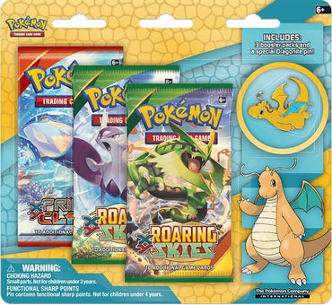 XY: Roaring Skies - Collector's Pin 3-Pack Blister (Dragonite)