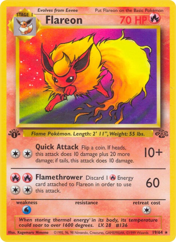 Flareon (19/64) [Jungle 1st Edition]