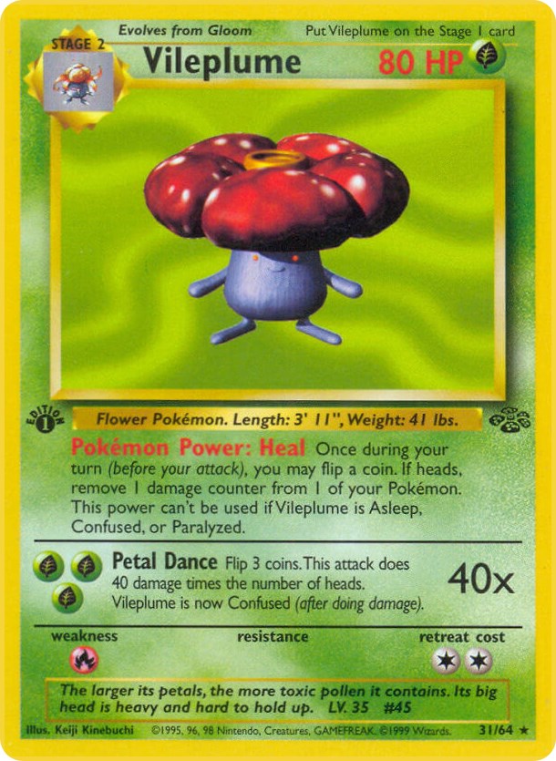 Vileplume (31/64) [Jungle 1st Edition]