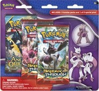 XY: BREAKthrough - Collector's Pin 3-Pack Blister (Mega Mewtwo X)