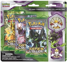 XY: Fates Collide - 3-Pack Pin Blister (Mega Alakazam)