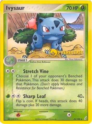 Ivysaur (35/100) (Prerelease Promo) [Nintendo: Black Star Promos]