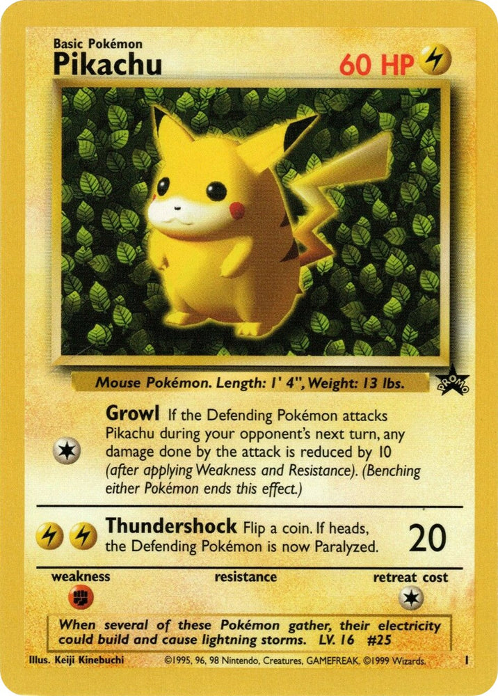 Pikachu (1) (Promo) [Wizards of the Coast: Black Star Promos]