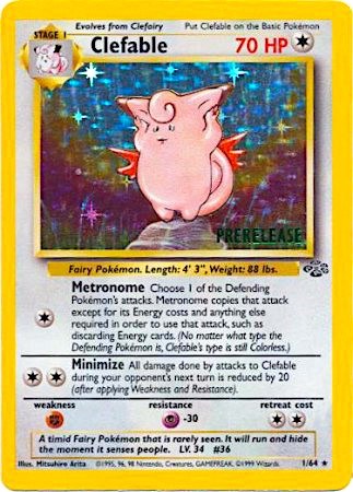 Clefable (1/64) (Prerelease Promo) [Jungle Unlimited]