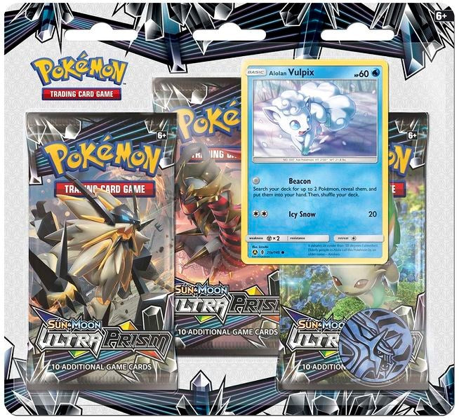 Sun & Moon: Ultra Prism - 3-Pack Blister (Alolan Vulpix)