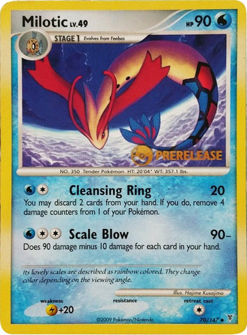 Milotic (70/147) (Prerelease Promo) [Nintendo: Black Star Promos]