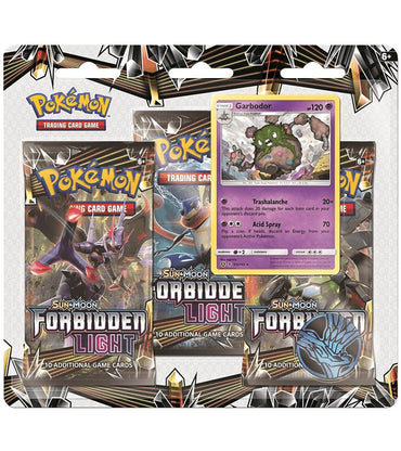 Sun & Moon: Forbidden Light - 3-Pack Blister (Garbodor)