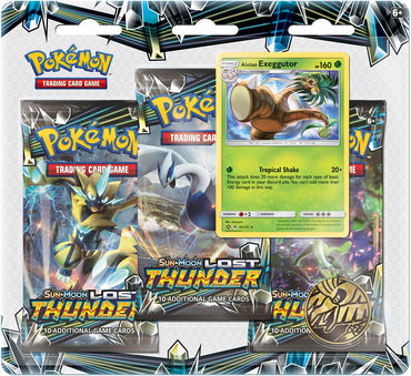 Sun & Moon: Lost Thunder - 3-Pack Blister (Alolan Exeggutor)