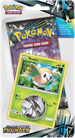 Sun & Moon: Lost Thunder - Single Pack Blister (Rowlet)