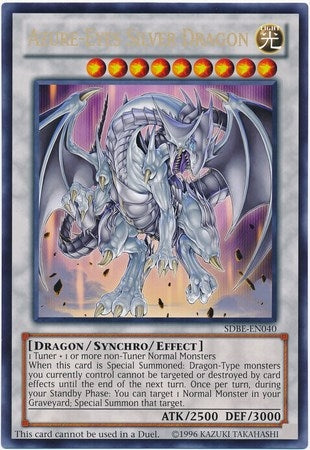 Azure Eyes Silver Dragon Oversized Silver Dragon (SDBE-EN040) [VBX]