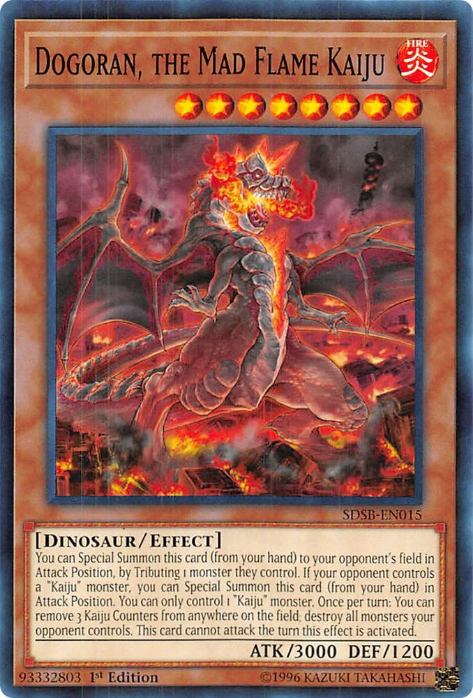 Dogoran the Mad Flame Kaiju (SDSB-EN015) [SDSB]