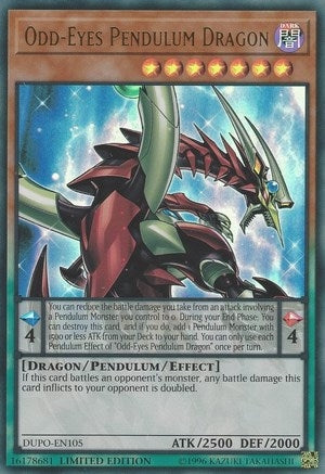 Odd Eyes Pendulum Dragon (DUPO-EN105) [DUPO]