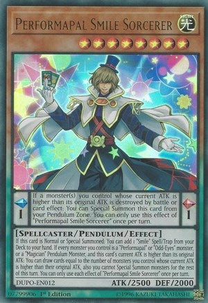 Performapal Smile Sorcerer (DUPO-EN012) [DUPO]