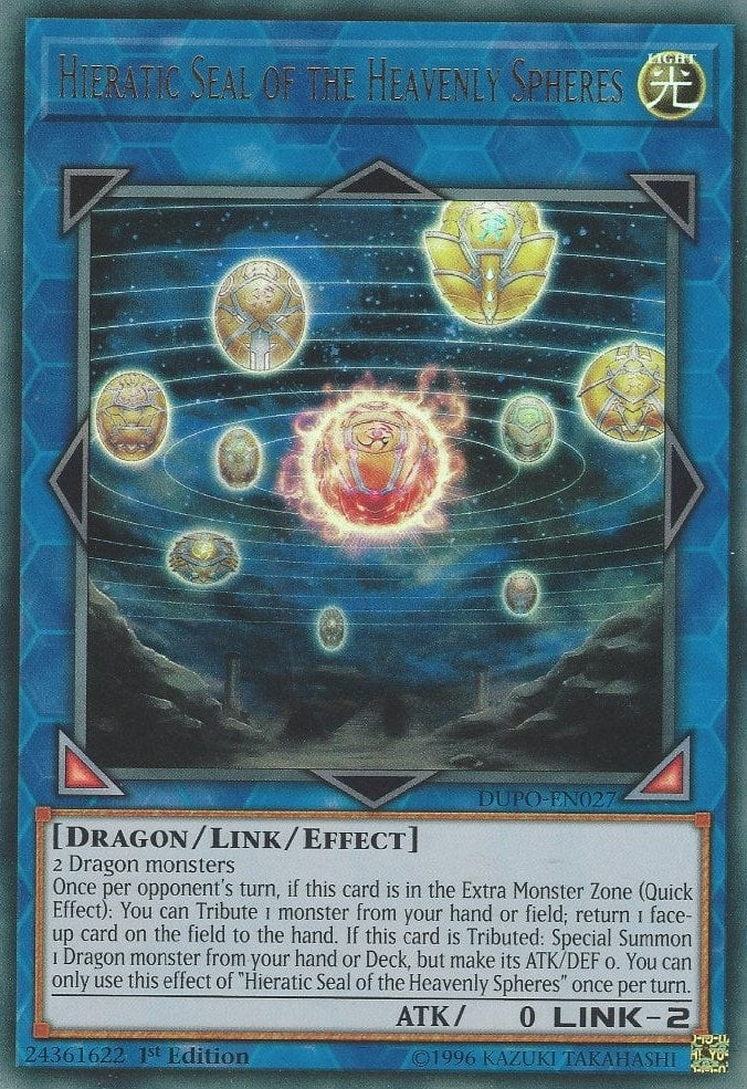 Hieratic Seal of the Heavenly Spheres (DUPO-EN027) [DUPO]