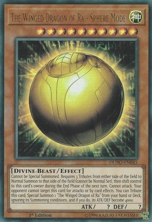 The Winged Dragon of Ra Sphere Mode (DUPO-EN045) [DUPO]