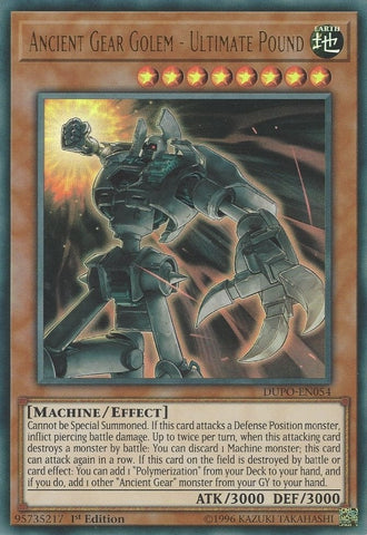 Ancient Gear Golem Ultimate Pound (DUPO-EN054) [DUPO]