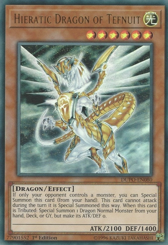 Hieratic Dragon of Tefnuit (DUPO-EN080) [DUPO]