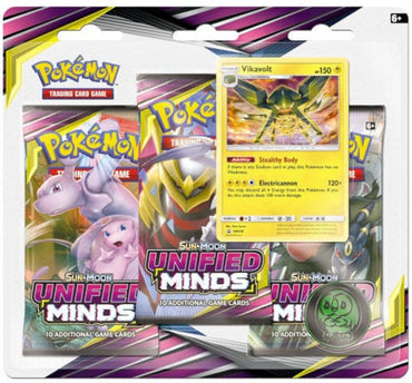 Sun & Moon: Unified Minds - 3-Pack Blister (Vikavolt)