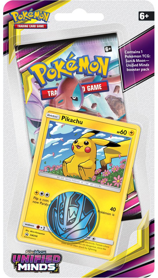 Sun & Moon: Unified Minds - Single Pack Blister (Pikachu)