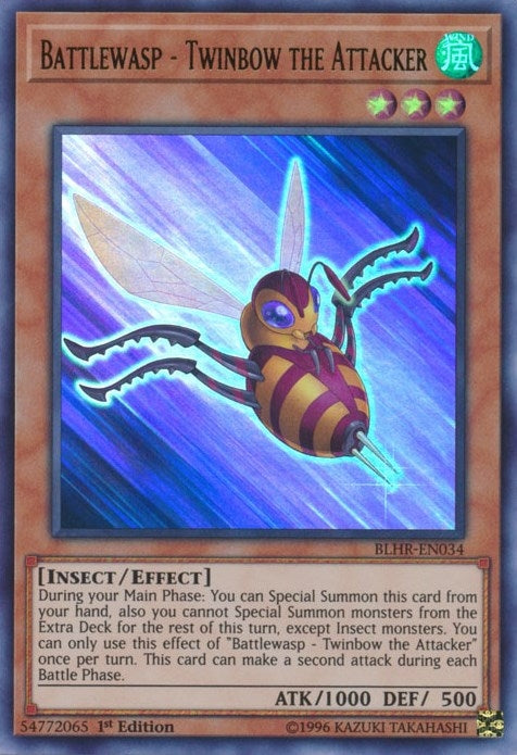 Battlewasp Twinbow the Attacker (BLHR-EN034) [BLHR]