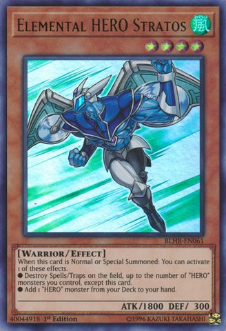 Elemental HERO Stratos (BLHR-EN061) [BLHR]