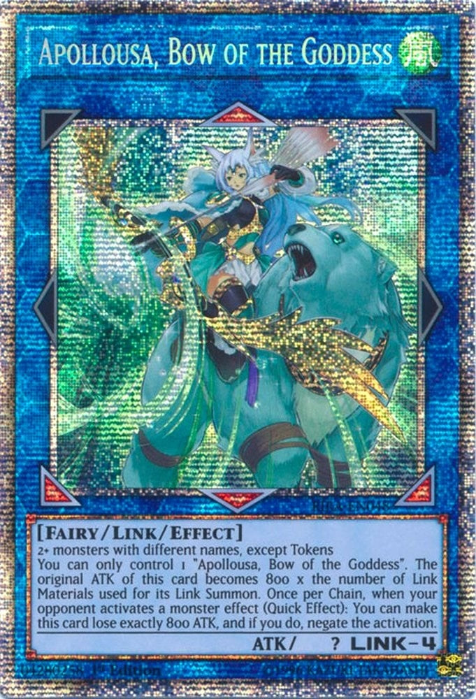 Apollousa Bow of the Goddess Starlight Rare (RIRA-EN048) [RIRA]