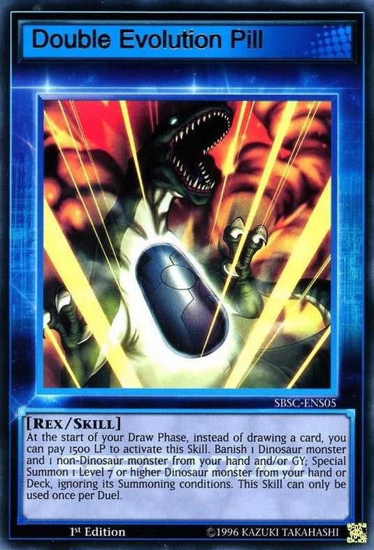 Double Evolution Pill Skill Card (SBSC-ENS05) [SBSC]