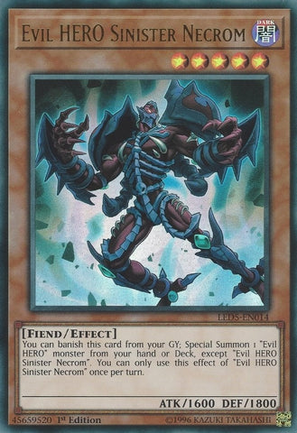 Evil HERO Sinister Necrom (LED5-EN014) [LED5]