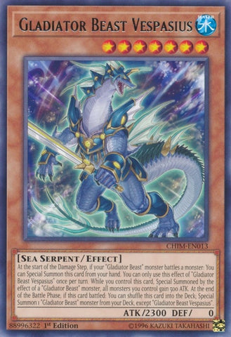 Gladiator Beast Vespasius (CHIM-EN013) [CHIM]