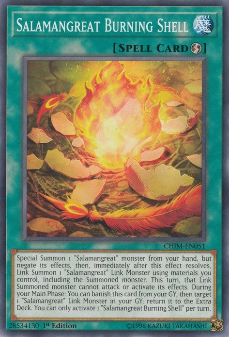 Salamangreat Burning Shell (CHIM-EN051) [CHIM]