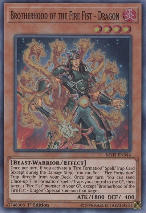 Brotherhood of the Fire Fist Dragon (MYFI-EN044) [MYFI]