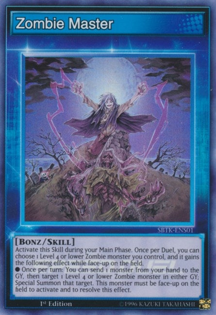 Zombie Master Skill Card (SBTK-ENS01) [SBTK]