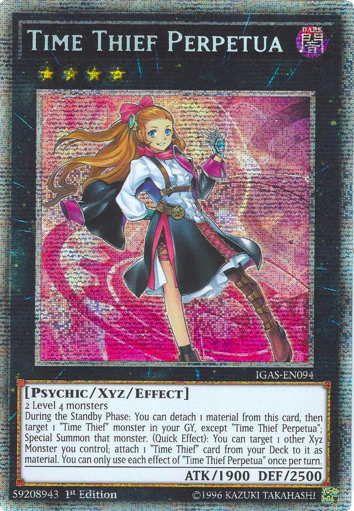 Time Thief Perpetua Starlight Rare (IGAS-EN094) [IGAS]