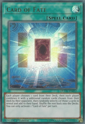 Card of Fate (DUOV-EN052) [DUOV]