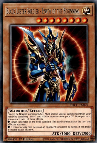 Black Luster Soldier Envoy of the Beginning (TOCH-EN029) [TOCH]