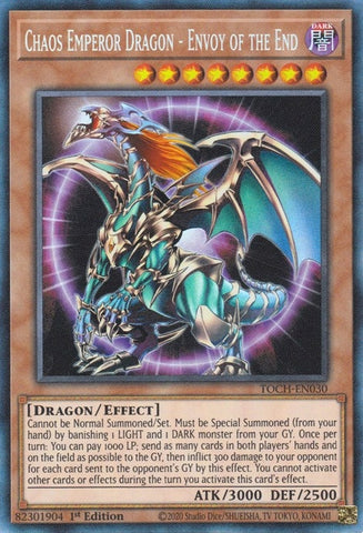 Chaos Emperor Dragon Envoy of the End CR (TOCH-EN030) [TOCH]