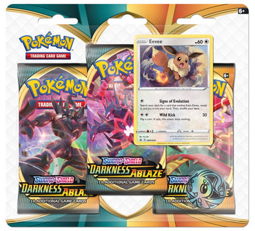 Sword & Shield: Darkness Ablaze - 3-Pack Blister (Eevee)