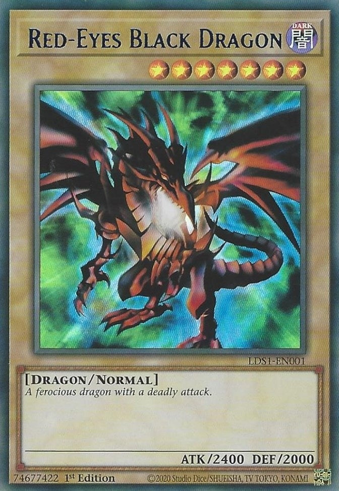 Red Eyes Black Dragon Blue (LDS1-EN001) [LDS1]