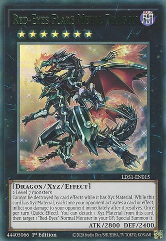 Red Eyes Flare Metal Dragon Green (LDS1-EN015) [LDS1]