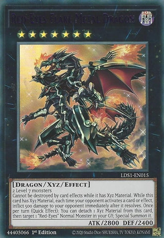 Red Eyes Flare Metal Dragon Purple (LDS1-EN015) [LDS1]