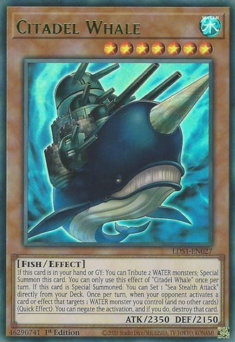 Citadel Whale Green (LDS1-EN027) [LDS1]