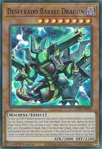 Desperado Barrel Dragon Blue (LDS1-EN076) [LDS1]