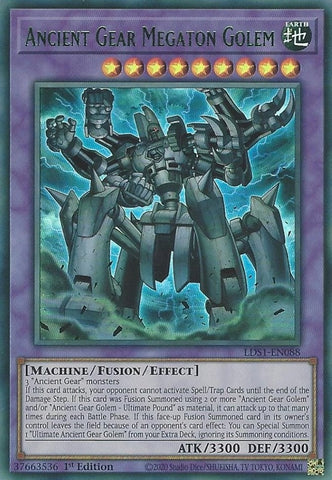 Ancient Gear Megaton Golem Green (LDS1-EN088) [LDS1]