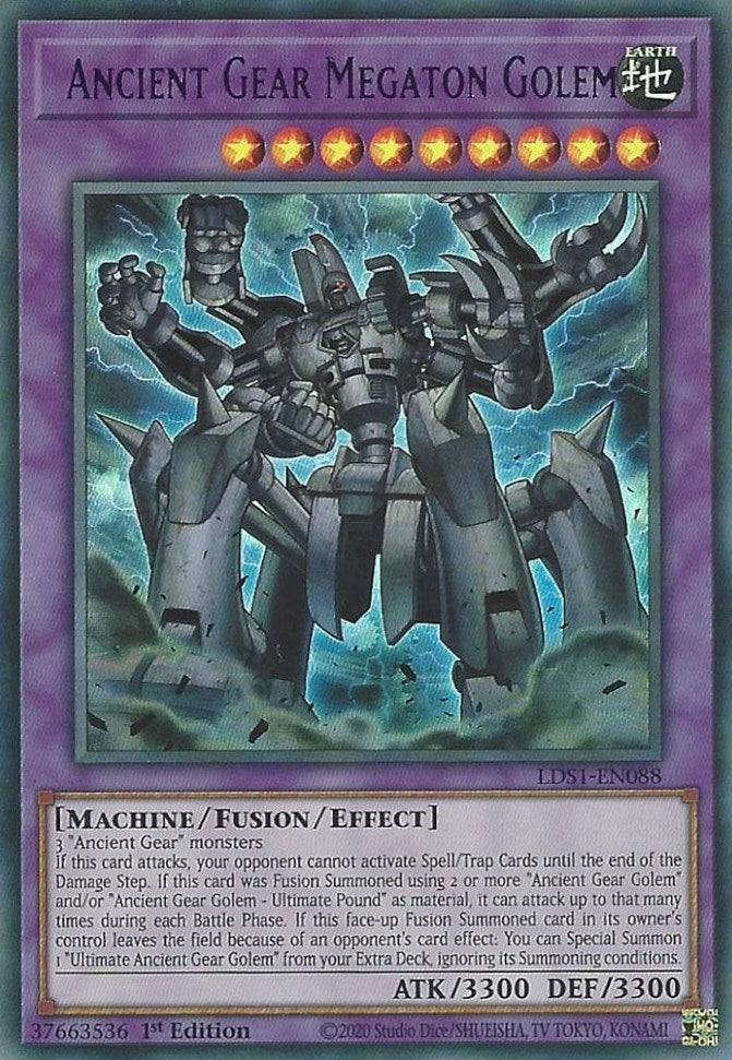 Ancient Gear Megaton Golem Purple (LDS1-EN088) [LDS1]