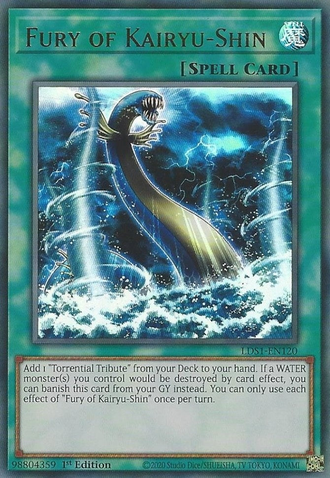 Fury of Kairyu Shin (LDS1-EN120) [LDS1]