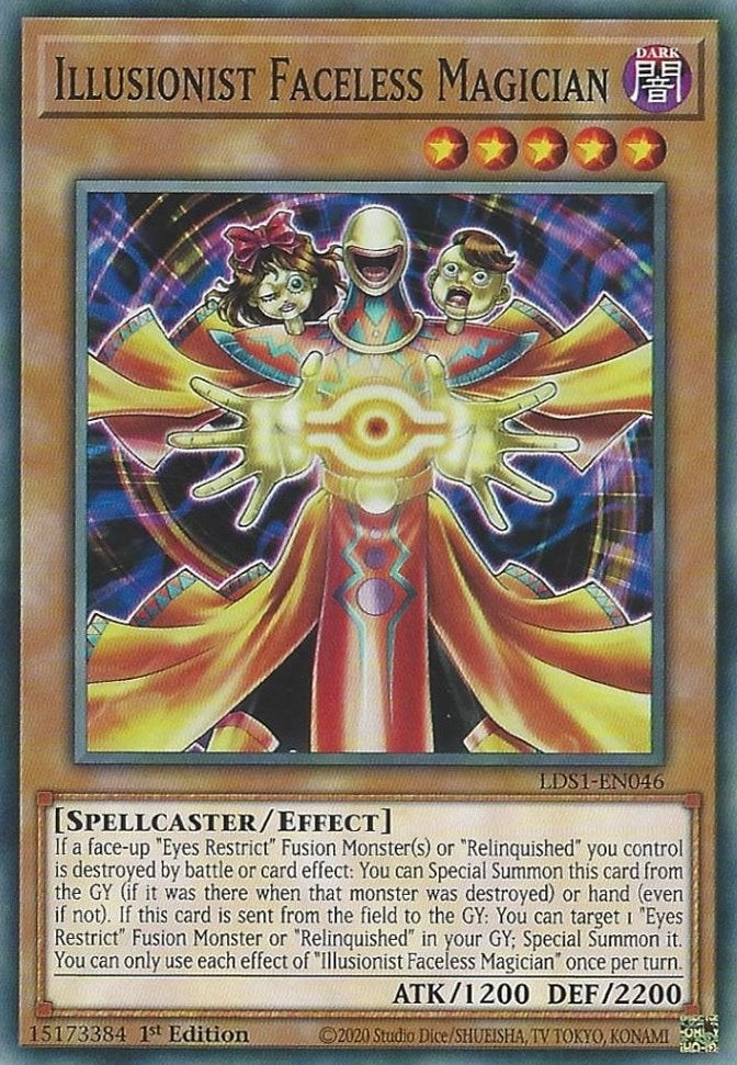 Illusionist Faceless Magician (LDS1-EN046) [LDS1]