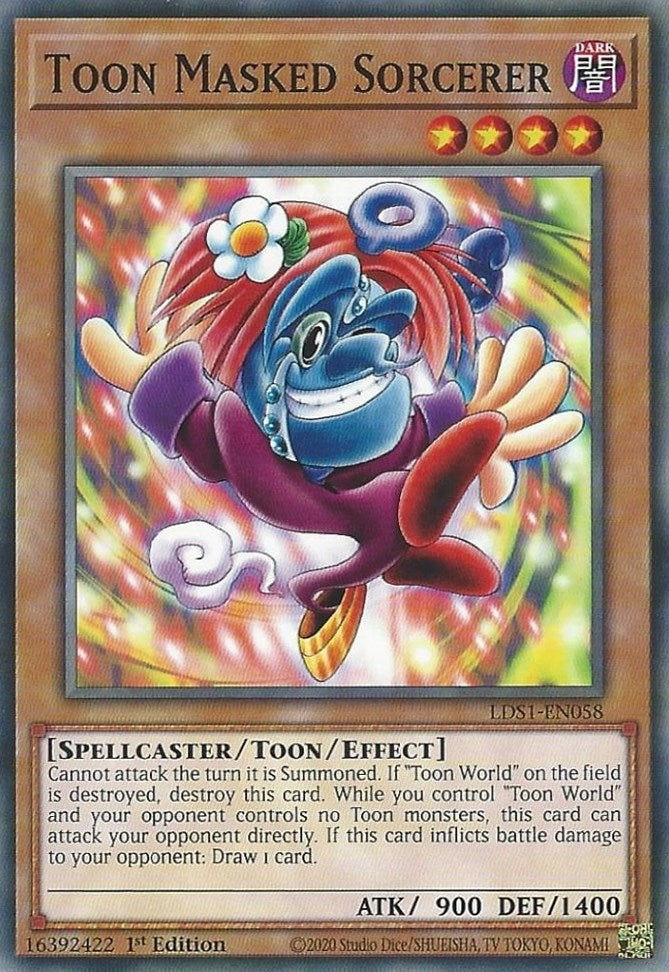 Toon Masked Sorcerer (LDS1-EN058) [LDS1]