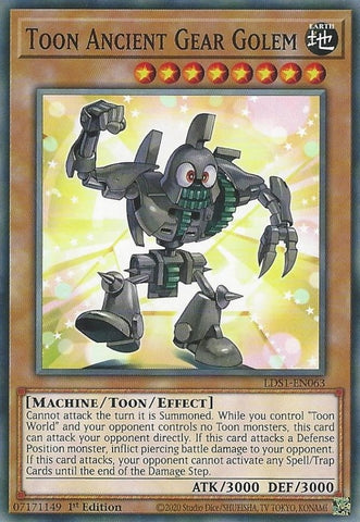 Toon Ancient Gear Golem (LDS1-EN063) [LDS1]