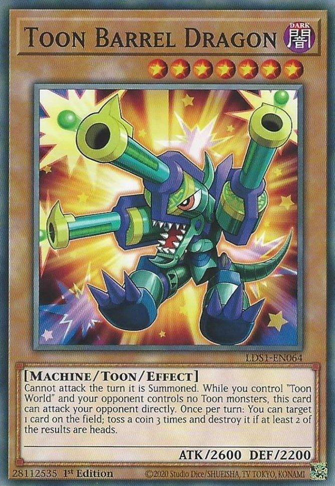 Toon Barrel Dragon (LDS1-EN064) [LDS1]